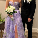 David's Bridal Prom Dress Floral  Photo 0