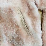 Coach pink shearling hoodie coat NWOT Photo 6