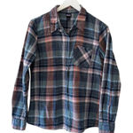 Patagonia Heywood Flannel Button Front Shirt Plaid Women's Organic Cotton Sz 4 # Photo 0