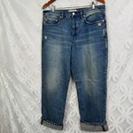 Free People  We‎ The Free Boyfriend Rolled Cropped Jeans Size 29 Photo 3
