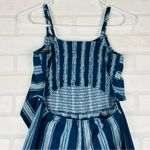No Boundaries Super Cute Boho Hippie Romper Pantsuit, Shades of‎ Blue, Travel, Summer Size 7-9 Photo 9