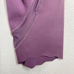 Lululemon Wunder Train High Rise Crop 21'' Women 10 Purple Culf Mesh Scallop Hem Photo 5