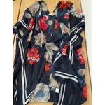 B10 Women’s Floral Swimsuit Cover up Lightweight Soft One Size Blue Size undefined Photo 0