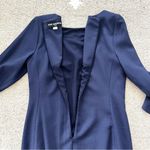 Karl Lagerfeld Paris Navy Scuba Crepe Sheath Dress Size 6 Photo 9