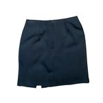 Petite By Inclinations Vintage 90s Black Mini Pencil Skirt With Thigh Slit 🔥 Photo 1