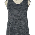 Gap Heather Gray Sleeveless Tank Top Size L Longline High Neck Stretch Knit Photo 0