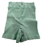 Free People FP Movement Shorts Womens XS Turquoise Mint Free Throw High Waist Ribbed New Photo 4
