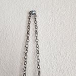 Brighton  Black Leather Mini Chain Strap Crossbody Evening Purse Silver‎ Buckle Photo 14