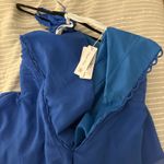 Strapless lake blue formal dress Size 8 Photo 5