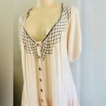 Free People Sunday Stroll Maxi Dress In Ivory size XS oversized dress fits Med Photo 8
