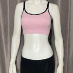 Bebe  Sport Pink Racerback Seamless Sports Bra Photo 0