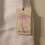 New NWT Womens Margaritaville White Bermuda Shorts‎ 100% Linen Sz Large Photo 2
