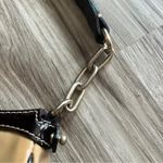 Dooney & Bourke Cream Brown Trim Small Patent Purse J6423747 Photo 5