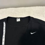Nike Womens Plus SZ 2XL Black Ribbed Short Sleeve Crop Top Photo 4