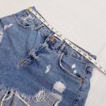 Forever 21 Distressed High Waisted Denim Short Photo 2