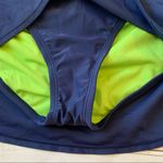 Adidas  Swimsuit Skirt Bikini Bottom Navy Neon Size 16 Photo 4