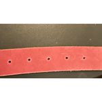 Amsterdam Heritage Luxe 80 US Medium Pink Rhinestone Italian Leather Belt Preppy Photo 9