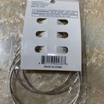 Earrings Round Small, Medium and Big Tube Silver Earrings SET of 3 / Unopened Bag Photo 1