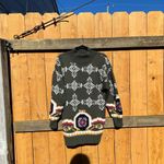 Vintage Floral Best American Clothing Sweater Sz small‎ green 90s cottage cozy Photo 2