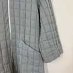 The Seea Seafoam Quilted Pullover Coat Jacket Blue Photo 6