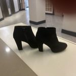 Booties Chic Black Ankle see pictures for size. Cannot read but I think 6 1/2 Photo 7