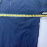 Under Armour Vintage Womens Compression Top Size Md Blue Nylon Made In USA Photo 5