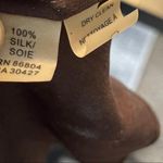 Magaschoni  Silk‎ Sleeveless Top Brown Photo 4