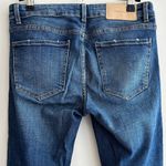ZARA Trafaluc Medium Blue Distressed Jeans with Pearl Hem Skinny Jeans, Size 4 Photo 12
