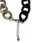 Large Chunky Gold Black Chain Photo 3