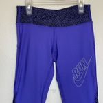 Nike Dri-Fit Leggings Capris Crop Pants Reflective Animal Print Size XS Running Photo 4