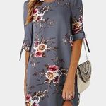 Amazon Boho Summer Floral Print Beach Chiffon Casual Loose Mini Party Sundress Sexy Photo 0