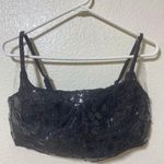 Hot & Delicious  Black Faux Patent Leather Crop Top Size Medium NWT Punk Goth Photo 0