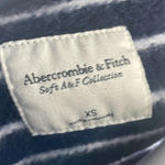 Abercrombie & Fitch ABERCROMBIE Drama Collar V-Neck Striped Sweatshirt XS NEW Photo 4