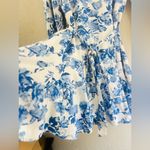 Sugar Lips  Antoinette Blue Floral Balloon Sleeve Derby Dress SIZE MED Photo 11