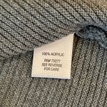 Croft & Barrow | Dark Gray Ribbed Crewneck Sweater | Large Photo 5