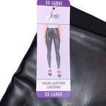 Joie | Limited Edition | Black Faux Leather Leggings | Size XXL Photo 2
