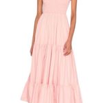 Abercrombie & Fitch  women's XXL Pink tiered maxi Smocked Dress preppy guest 2x Photo 0