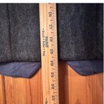 Chrysantheme Vintage Wool blend button down vest with floral embroidery M Gray Size M Photo 3