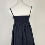 Farm Rio NWOT  Linen Blend Black Sleeveless Maxi Dress Size L Photo 6