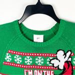 Dr. Seuss The Grinch Green Christmas Holiday Graphic Long Sleeves Sweater Photo 4