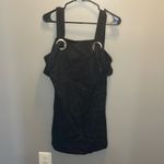 Free People  x Style Mafia Black Grommet‎ Linen Mini Dress M Photo 1