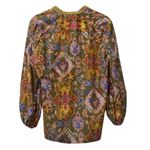ZARA  Womens Size Small Long Sleeve Colorful Embroidered Tunic Shirt Peasant Boho Photo 1