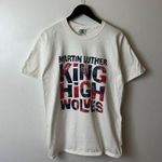 Urban Outfitters Martin Luther High Wolves T Shirt Vintage 90s Y2K Medium M White Graphic Tee Photo 8