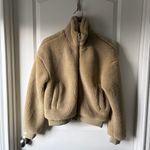 We Wore What  khaki Teddy Jacket Photo 2