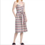 1901 NWT  colorful striped midi fit and flare dress Photo 11