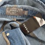 Torrid NWT 5 Inch Lightweight Denim Shortalls Sz 18 Blue Summer Cute Festival Photo 5