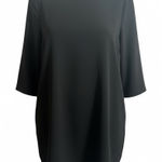 BB Dakota  Jazlyn Black Shift Mini Dress L 3/4 Sleeve Women LBD Cocktail Modest Photo 0
