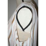 NWT $278 Worth New York Womens 12 Blouse Top Designer Silk Pink Brown White Work Photo 4