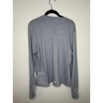 Nike  Dri FIT Swift UV Crew Neck Running Shirt Top Women's Medium Heathered Blue Photo 2