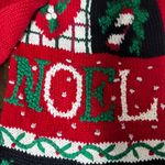 Vintage Heirloom Collectibles Knitted
Christmas Sweater Cardigan Women's Sz S Red Photo 9